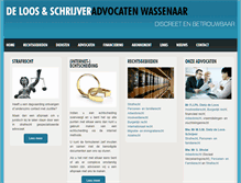 Tablet Screenshot of deloos-schrijver.nl